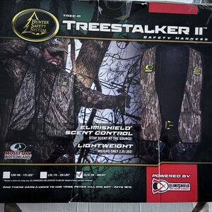 HUNTER SAFETY SYSTEM TREESTALKER II SAFETY HARNESS ELIMISHIELD®
SCENT CONTROL
